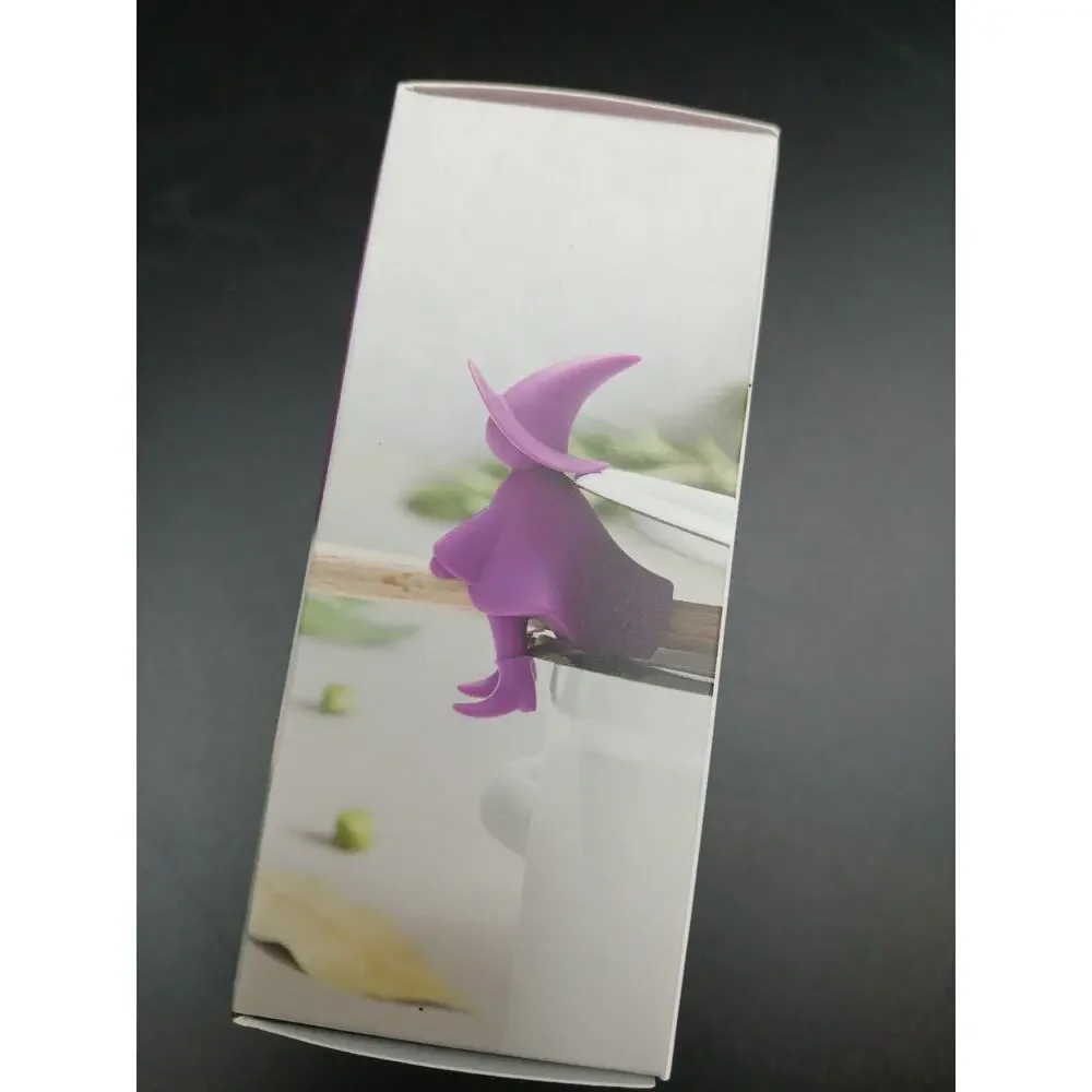 SET OF 4 Agatha Witch Spoon Holder & Steam Releaser Ototo Halloween Kitchen NEW